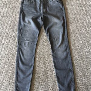 7 For All Mankind Light Gray Denim skinny jeans